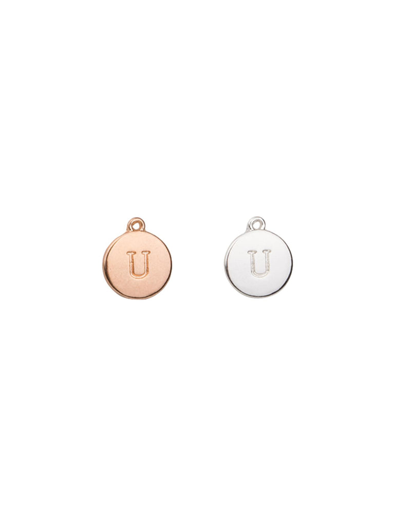 Isadora Aurelia Initial Charm - U | Mocha Australia