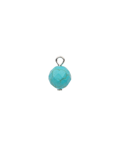 Isadora Aurelia 8mm Bead Charm - Turquoise | Mocha Australia