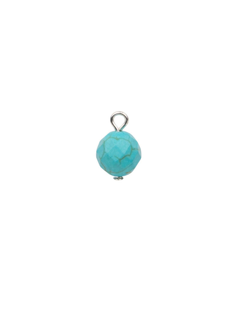 Isadora Aurelia 8mm Bead Charm - Turquoise | Mocha Australia