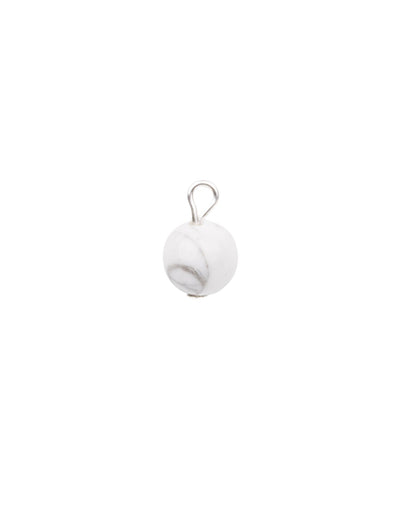 Isadora Aurelia 8mm Bead Charm - White Howlite | Mocha Australia