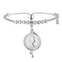 Von Treskow Adjustable Curb Chain Bracelet w/ Threepence