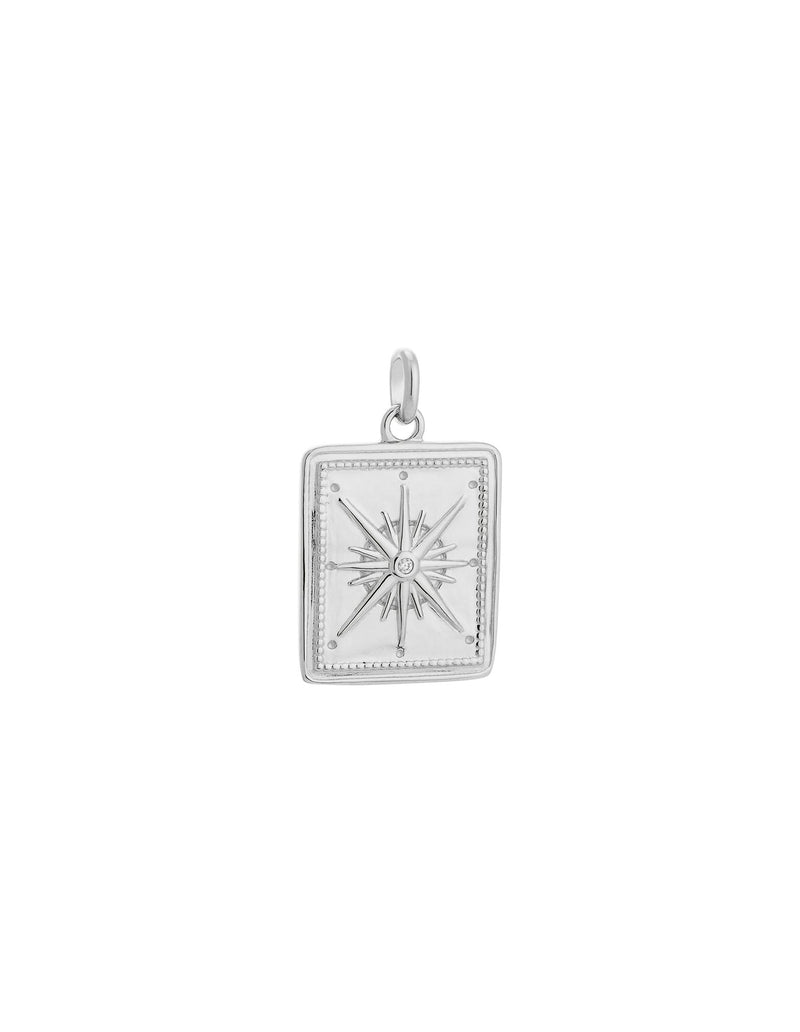 Kirstin Ash True North Coin Charm - Sterling Silver | Mocha Australia