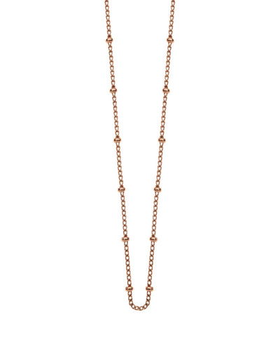 Kirstin Ash Bespoke Ball Chain 18" - 20" w/ 18K Rose Gold Vermeil | Mocha Australia