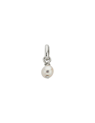 Kirstin Ash Genuine Pearl Cream Charm w/ Sterling Silver | Mocha Australia