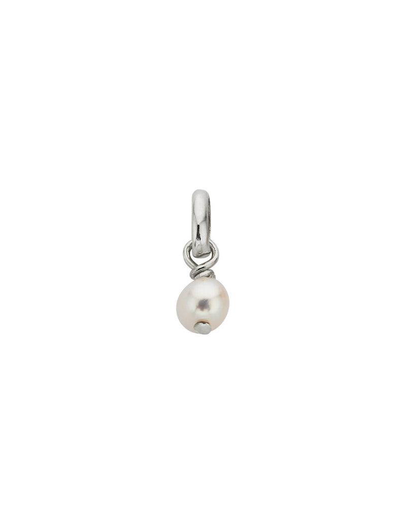 Kirstin Ash Genuine Pearl Cream Charm w/ Sterling Silver | Mocha Australia