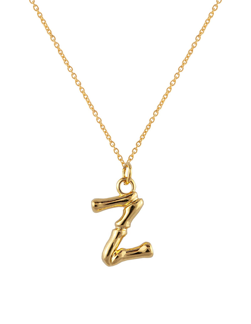 Zahar Initial Necklace - Z | Mocha Australia