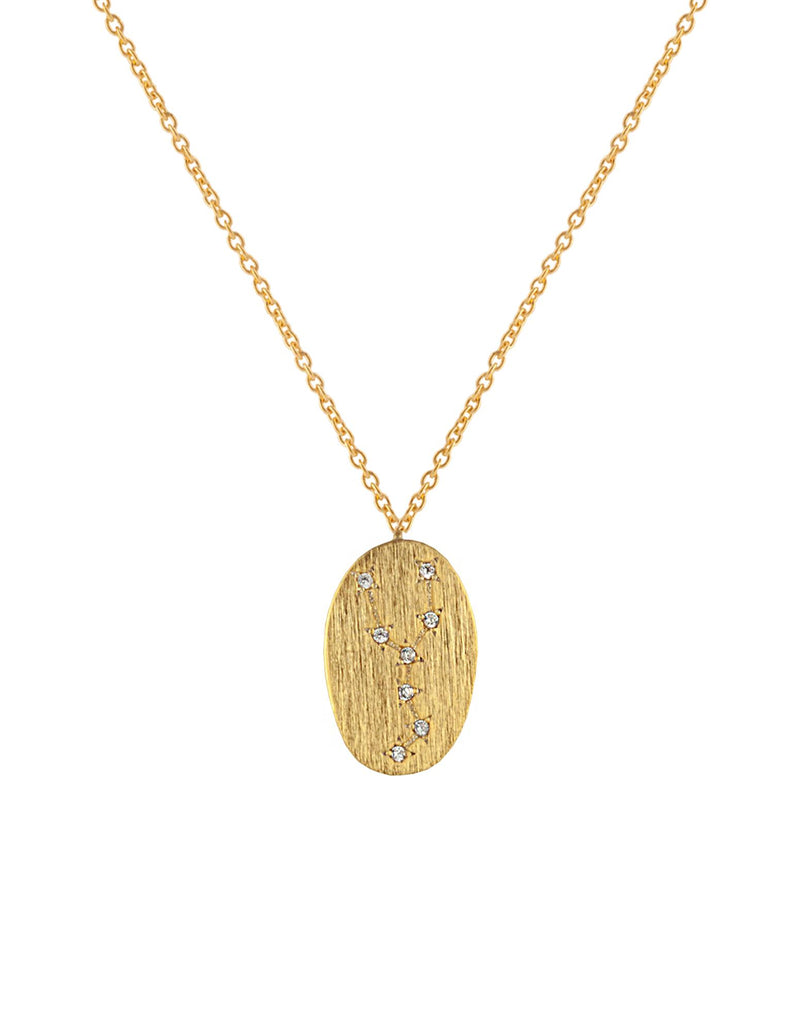Zahar Zodiac Necklace - Taurus | Mocha Australia