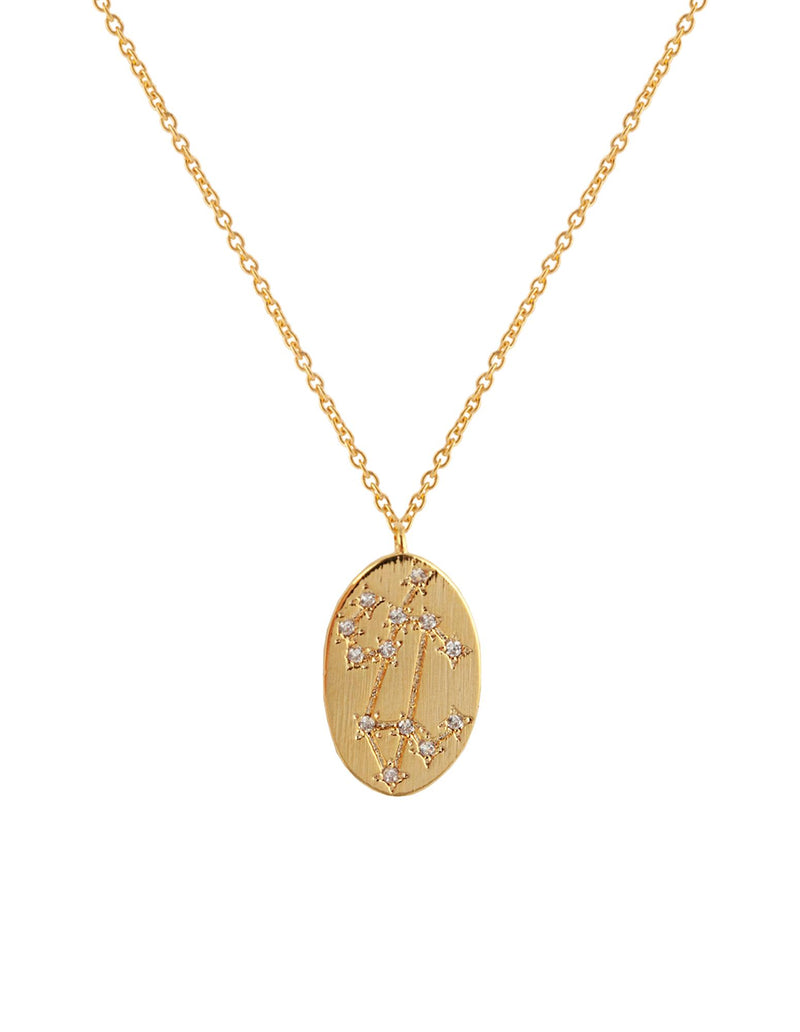 Zahar Zodiac Necklace - Leo | Mocha Australia
