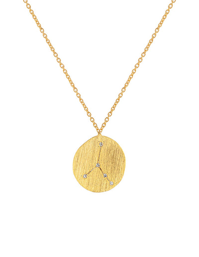 Zahar Zodiac Necklace - Cancer | Mocha Australia