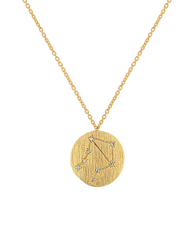 Zahar Zodiac Necklace - Libra | Mocha Australia