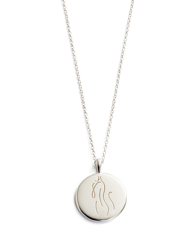 Kirstin Ash Wisdom Amulet Necklace w/ Silver | Mocha Australia