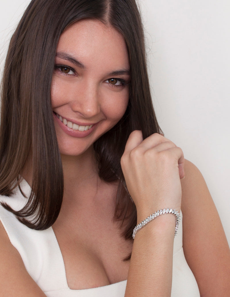 Bianc Neptune Bracelet w/ Cubic Zirconia | Mocha Australia