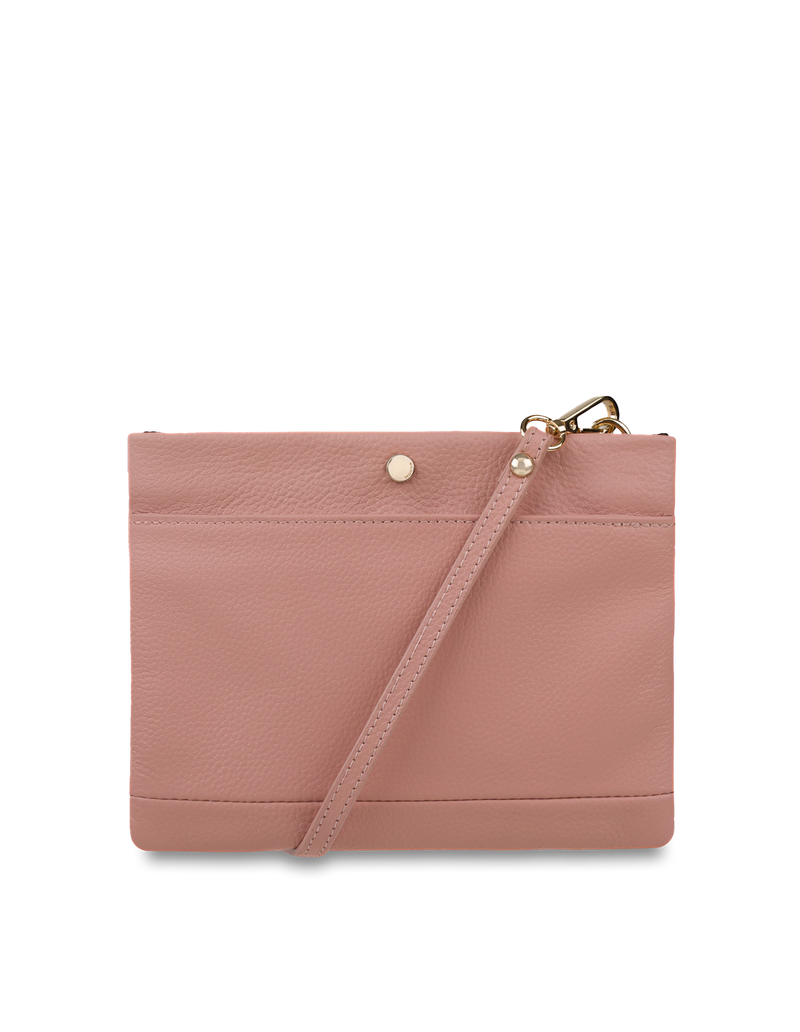 Mocha Andie Leather Crossbody - Flamingo | Mocha Australia