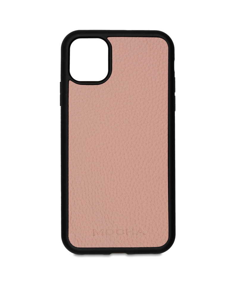 Mocha Limited Edition Pebble Leather Case For iPhone 11 Pro - Flamingo | Mocha Australia