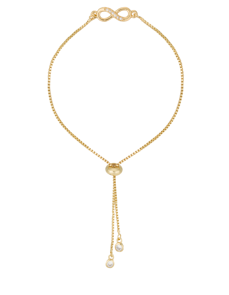 Mocha Mini Infinity Bracelet - Gold | Mocha Australia