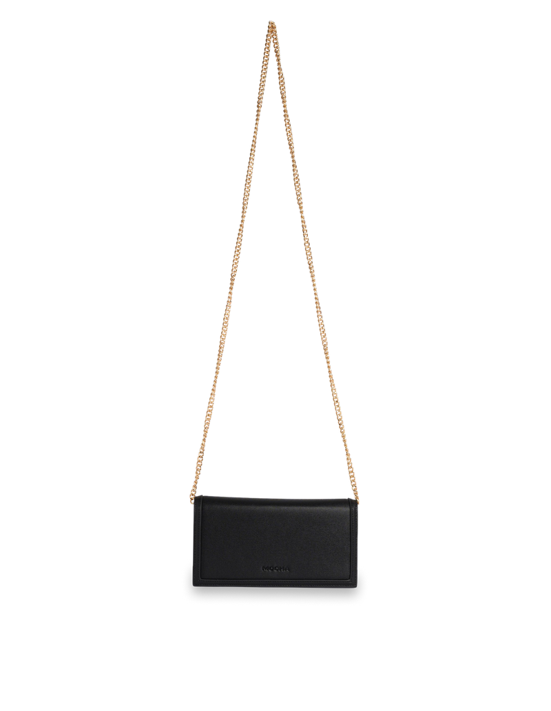 Mocha Emma Chain Crossbody Bag - Black | Mocha Australia