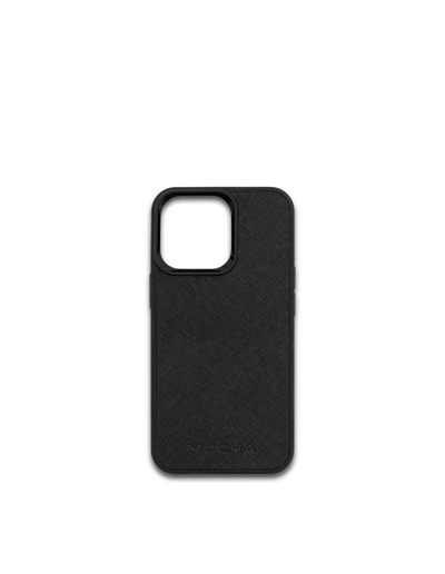 Mocha Jane Leather Hard Case iPhone 13 Pro - Black | Mocha Australia