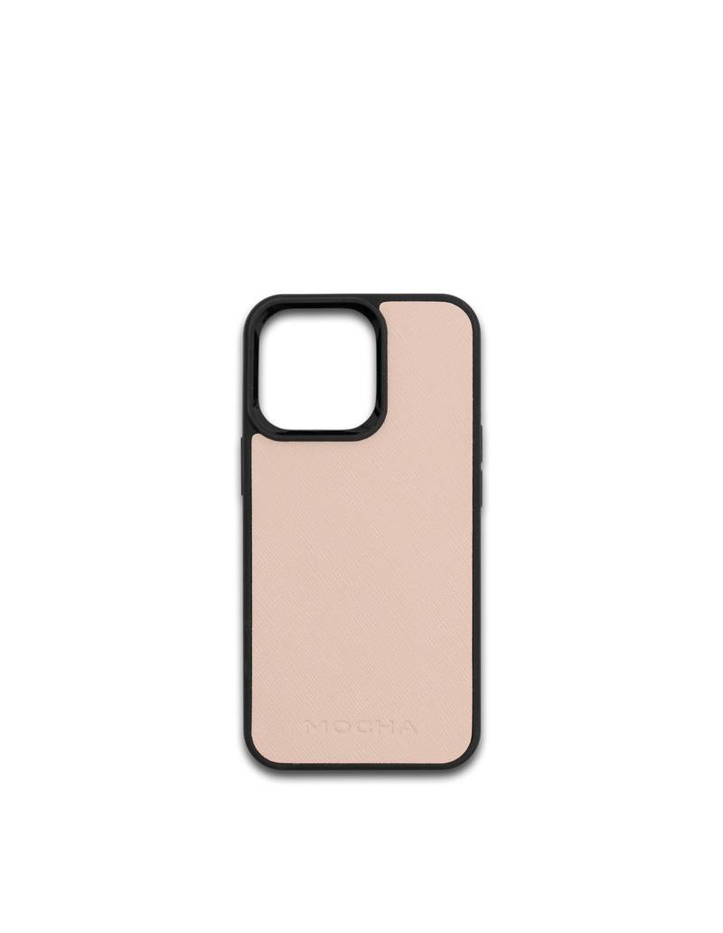 Mocha Jane Leather Hard Case iPhone 13 Pro - Blush | Mocha Australia