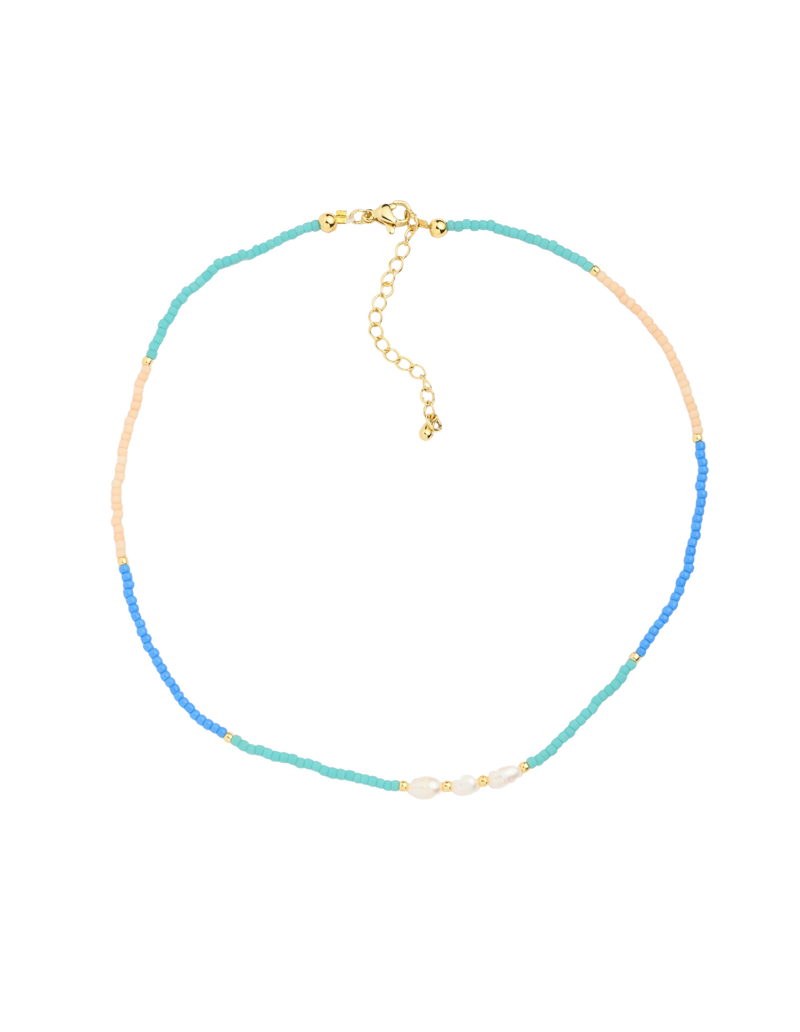 Mocha Reborn Love Of Colour Necklace - Multi Turquoise | Mocha Australia