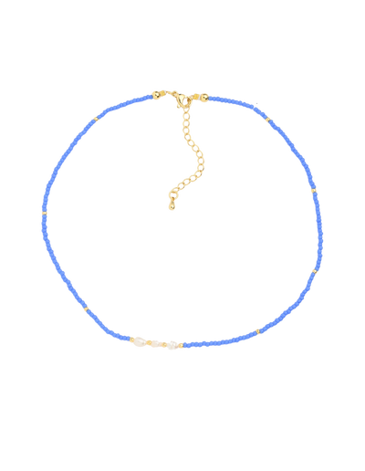 Mocha Reborn Love Of Colour Necklace - Dusty Blue | Mocha Australia