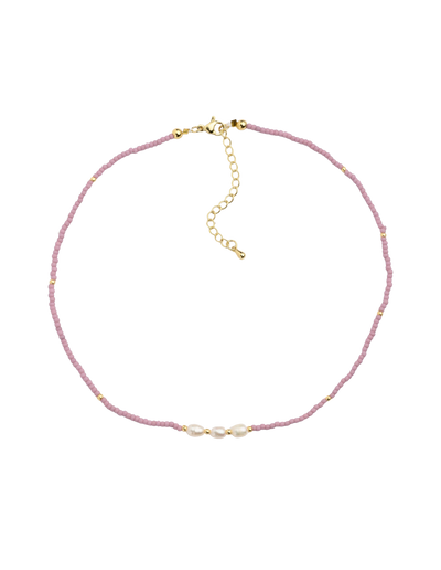 Mocha Reborn Love Of Colour Necklace - Dusty Pink | Mocha Australia