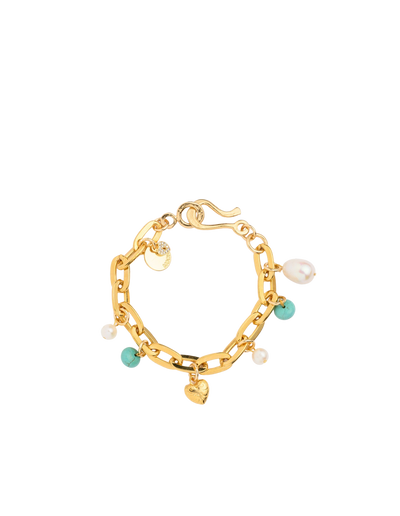 Mocha Reborn Summer Chain Bracelet - Gold | Mocha Australia