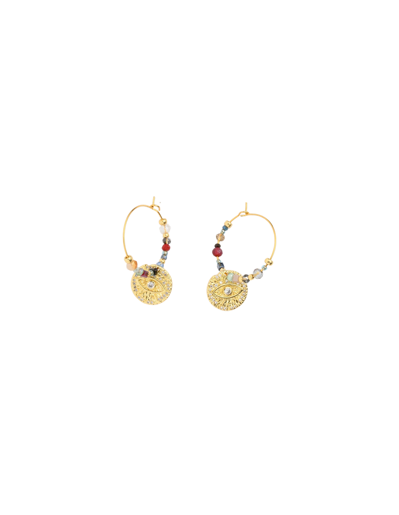 Mocha Reborn Sunset Love Earings - Multi | Mocha Australia