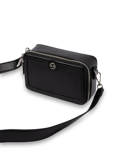 Mocha Maple Boxy Crossbody Bag - Black | Mocha Australia