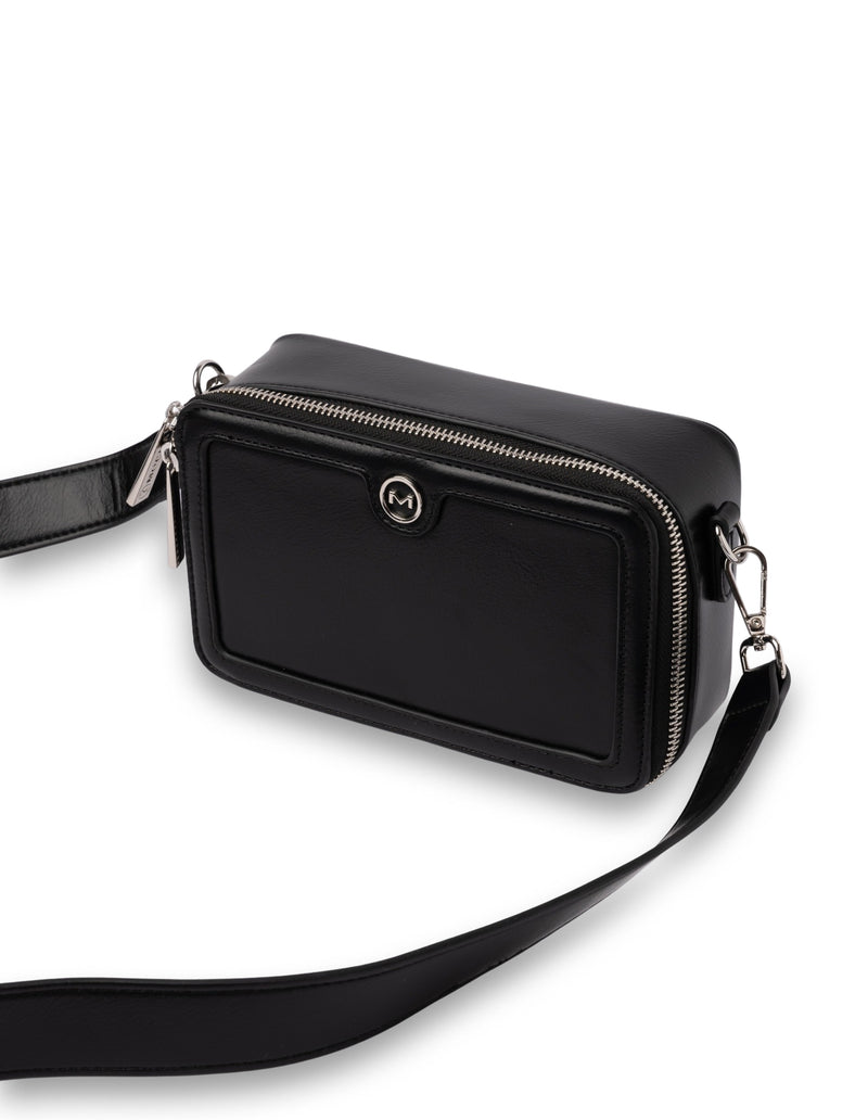 Mocha Maple Boxy Crossbody Bag - Black | Mocha Australia