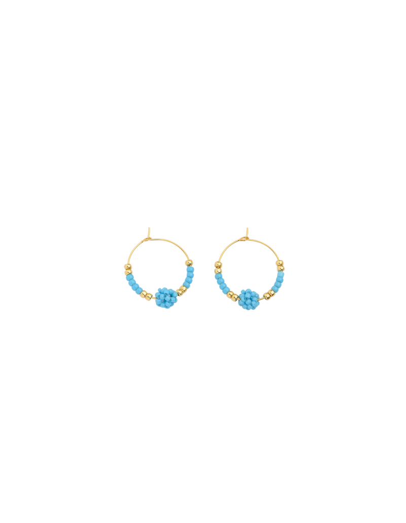 Mocha Reborn Take Me To Mykonos Earring - Blue | Mocha Australia