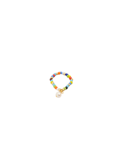 Mocha Reborn Sandy Beach Beaded Ring - Multi | Mocha Australia