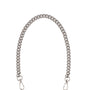 Mocha Ebby Metal Chain - Silver