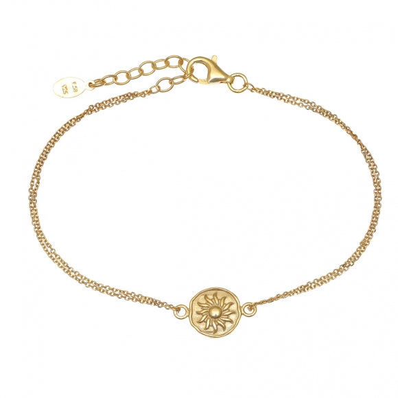 Gregio Funky Metal/ Symbolic Sun Bracelet - Gold | Mocha Australia