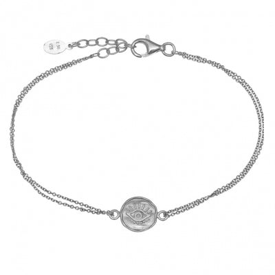 Gregio Funky Metal/ Symbolic Eye Bracelet - Silver | Mocha Australia