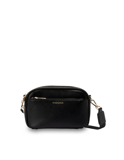 Mocha Laural Crossbody Bag - Black/Light Gold | Mocha Australia