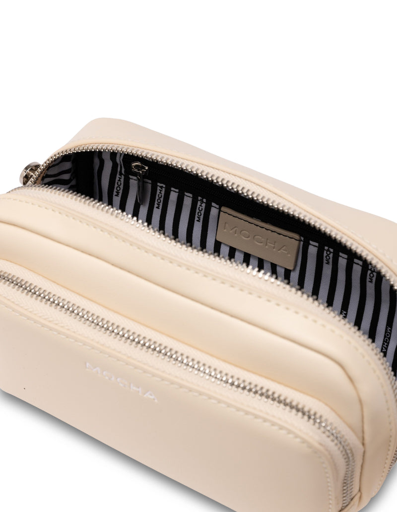 Mocha Medina Camera Bag - Cream | Mocha Australia