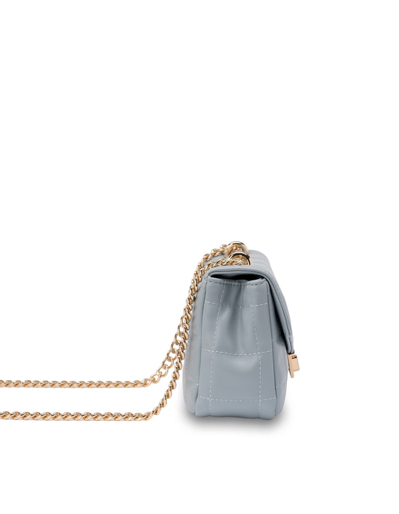 Mocha Mini Vera Quilted Crossbody - Blue | Mocha Australia