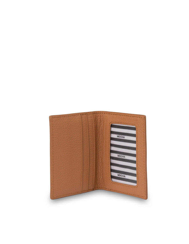 Mocha Gift Pack 5B - Bi-Fold Leather Card Holder & Leather Keyring - Tan | Mocha Australia