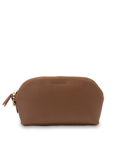 Mocha Shell Leather Coin Wallet - Tan | Mocha Australia