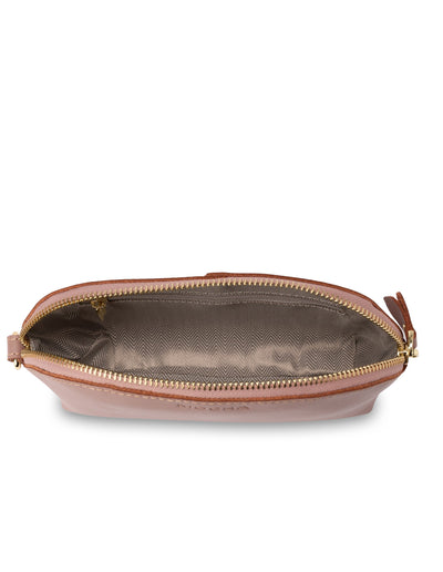 Mocha Shell Leather Coin Wallet - Blush | Mocha Australia