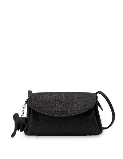 Mocha Ella Leather Crossbody Bag - Black | Mocha Australia