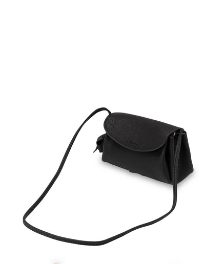 Mocha Ella Leather Crossbody Bag - Black | Mocha Australia