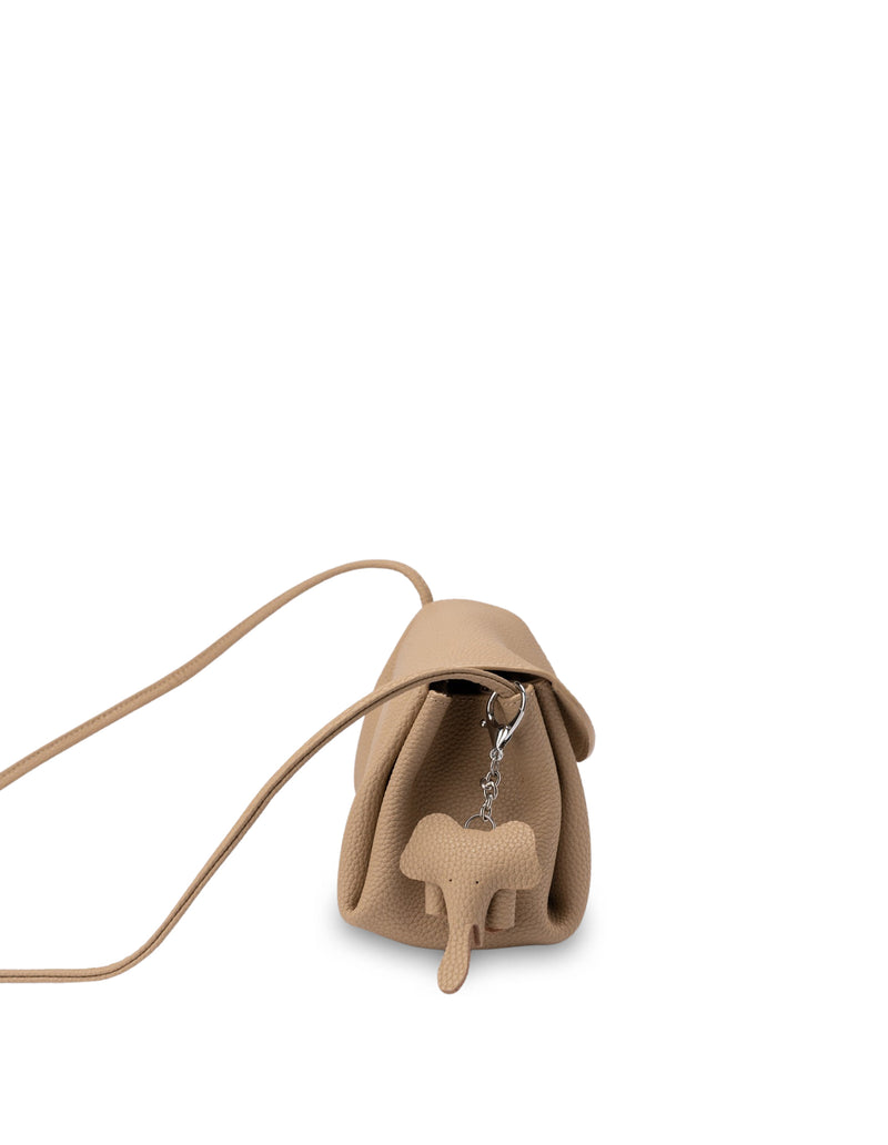 Mocha Ella Leather Crossbody Bag - Beige | Mocha Australia