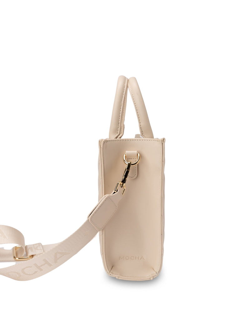 Mocha Nina Mini Tote - Cream | Mocha Australia
