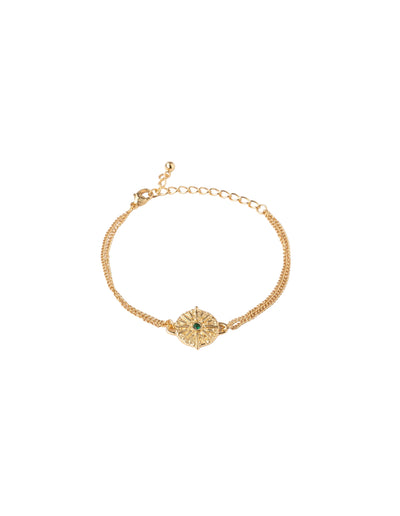 Elly Lou Promise Bracelet- Light Gold | Mocha Australia