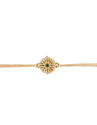 Elly Lou Promise Bracelet- Light Gold | Mocha Australia
