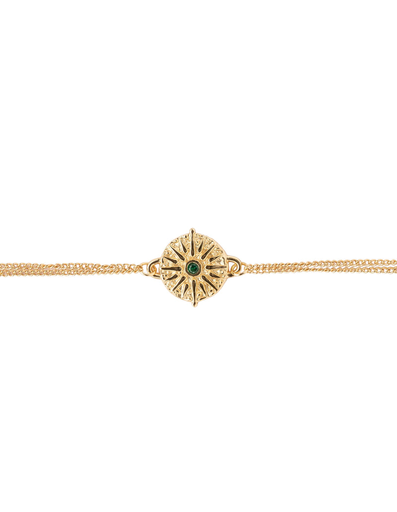 Elly Lou Promise Bracelet- Light Gold | Mocha Australia