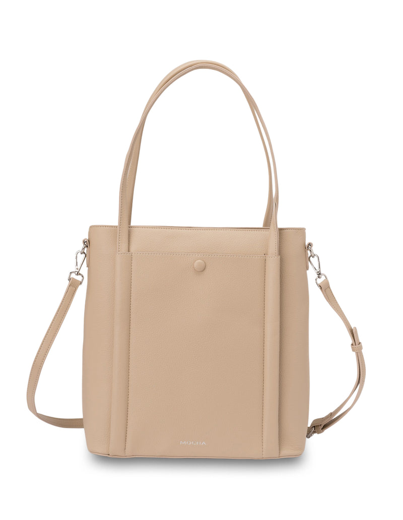 Mocha Loop Carryall Tote Bag - Beige | Mocha Australia