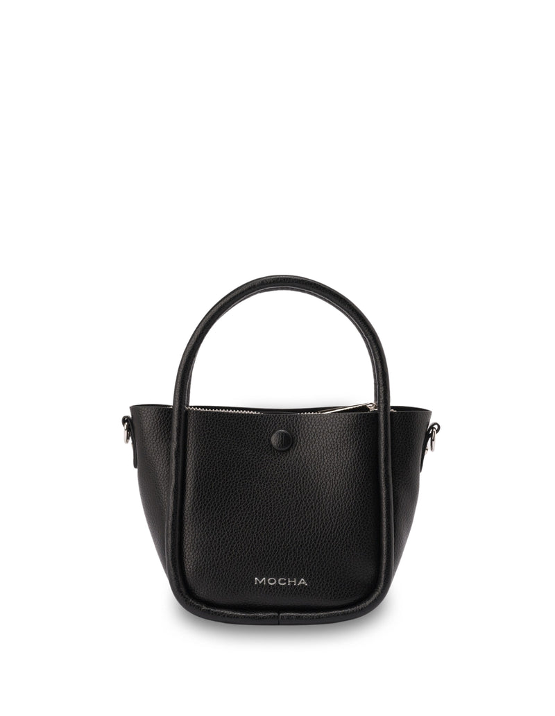 Mocha Loop Top Handle Crossbody Bag - Black | Mocha Australia