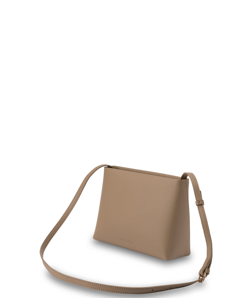 Mocha Heritage Top Handle Shoulder Bag - Beige | Mocha Australia